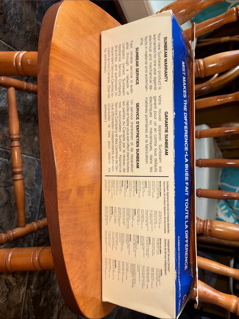 Sunbeam Mist-Stick II Hair Curler in Orange and Blue Box - Picture 7 of 7